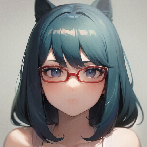 00179-17401323-A beautiful girl, Wear glasses, (Studio ghibli style, Art by Hayao Miyazaki_1.2), Anime Style, Manga Style, Hand drawn, cinemati